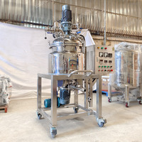 Homogénéisateur-mélangeur sous vide à cisaillement élevé 50L 100L personnalisé en usine pour crèmes cosmétiques et onguents – Machine d'émulsification