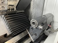 Tour CNC horizontal de haute précision TC4550 avec lit incliné, machine combinée de tournage et de fraisage