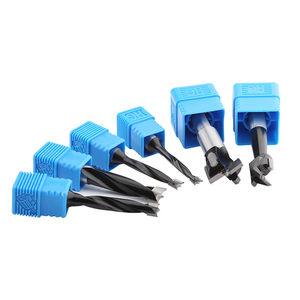 Tùy chỉnh 10mm Đường kính mũi khoan hợp kim cứng CNC với vị trí rãnh xoắn ốc cho dụng cụ mở lỗ gỗ hỗ trợ ODM/OEM - Product Image 3