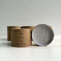 Boîte ronde biodégradable personnalisée de différentes tailles pour l'artisanat Emballage de déodorant Grand tube en papier kraft en carton pour l'artisanat