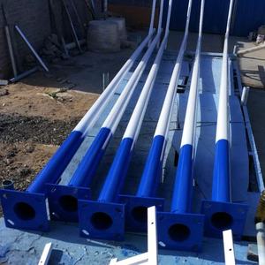 Poste de Luz Solar para Exteriores para Alumbrado Público, Luces de Jardín, Poste para Cámaras, Balizas y Poste Inteligente con Diseño de Acero y Hierro Fundido - Product Image 5