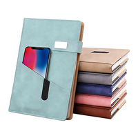 Großhandel Werbe-Luxusgeschenkartikel Notizbuch-Geschenkset Büro Kunstleder Magnetisches Tagebuch A5 Journal