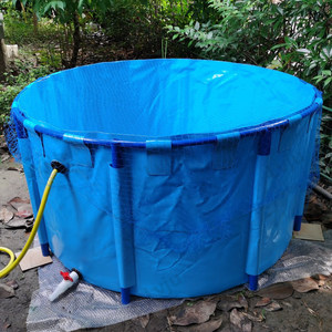Lvju 7000L 1800 Gallon Dia 3M X Chiều Cao 1M Bể Cá Tròn Bể Cá Nhựa Có Thể Gập Lại Bể Bơi - Product Image 4