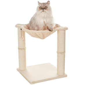 Torre <span class=keywords><strong>de</strong></span> Felpa <span class=keywords><strong>para</strong></span> <span class=keywords><strong>Gatos</strong></span> al por Mayor con Cama Hamaca y Poste Rascador <span class=keywords><strong>para</strong></span> <span class=keywords><strong>Gatos</strong></span> <span class=keywords><strong>de</strong></span> Interior, Fácil <span class=keywords><strong>de</strong></span> Montar, Bola Colgante Interactiva - Product Image 1