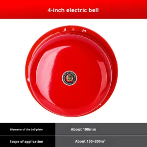 Sirène <span class=keywords><strong>d</strong></span>'<span class=keywords><strong>alarme</strong></span> <span class=keywords><strong>incendie</strong></span> IP Plapie 220V, manuelle, électrique, à piles sèches, en silicone, à un bouton, 4/6/10/12 pouces, installation facile - Product Image 6
