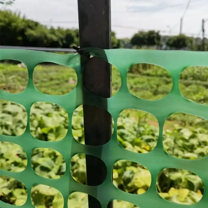 Yongte malha de plástico para barreira, cerca de segurança verde, 4x100 pés, temporária, para jardim, barreira de animais