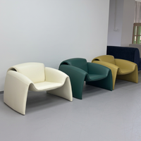 Fauteuil Crabe Moderne Italien en Cuir PU Créatif pour Extérieur, Chaise d'Appoint de Loisirs pour Maison, Hôtel, Appartement, Mobilier d'Intérieur, Support OEM