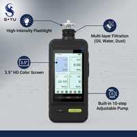 SYU1050E-H2S OEM Penguji Gas yang Dapat Disesuaikan 0-500ML/Min Pompa Penganalisis Gas H2S Detektor untuk Deteksi Gas Buang