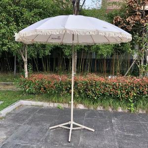 <span class=keywords><strong>Sombrilla</strong></span> <span class=keywords><strong>de</strong></span> <span class=keywords><strong>playa</strong></span> <span class=keywords><strong>de</strong></span> 2 <span class=keywords><strong>metros</strong></span> * 16 costillas con borlas Paraguas <span class=keywords><strong>de</strong></span> sol impreso personalizado vintage - Product Image 3