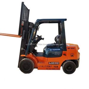 For TOYOTA 7F30 High Efficiency Dual Fuel (Diesel and Gas) Forklift Attachments Used Construction Machine in Good Condition - Product Image 1