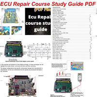 Conexión de Pinout de ECU 4 en 1 para Principiantes en Diagnóstico Automotriz: Hoja de Datos de ECU 2.0 + Módulos de Reparación de ECU + Archivo PDF de Pinouts de ECU
