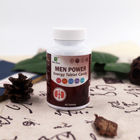 Capsules de bonbons énergétiques aux herbes 100% naturelles pour la santé masculine avec Maca - Durée de conservation de 2 ans