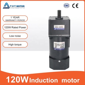 Motore a Induzione AC 120W 380V Trifase con Albero di Trasmissione da 15mm e <span class=keywords><strong>Riduttore</strong></span> Quadrato da 90mm per Piccoli Agitatori e Miscelatori da Laboratorio - Product Image 1
