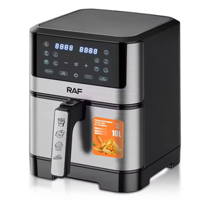 Freidora de Aire Multifuncional de Acero Inoxidable, Gran Capacidad de 10L, Horno Eléctrico sin Aceite, Freidora de Aire Digital Inteligente - Product Image 3
