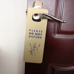 Custom Paper <strong>Door</strong> <strong>Knob</strong> Hanger Tags Reusable <strong>Door</strong> Hanger Sign <strong>Door</strong> Hook - Product Image 3