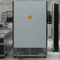 Fabrikneuer Doppeltür-Kühlschrank mit Luftkühlung, Getränkevitrine, verstellbare Regale, Wein- und Bier-Selbstbedienungs-Alkoholvitrine