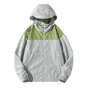 Giacca Antivento Leggera da Uomo, Asciugatura Rapida, per Escursionismo e Pesca, con Cappuccio, Protezione Solare - Product Image 5