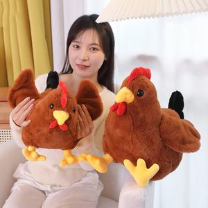 ตุ๊กตาไก่ตัวอ้วนขนปุย ของเล่นตุ๊กตาไก่ยัดไส้ขนนุ่ม ขายส่ง - Product Image 5