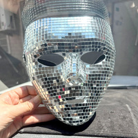 Masque Disco Moderne Scintillant en Gros pour Halloween, Noël, Nouvel An, Mascarade, Cosplay, Boule Miroir
