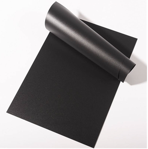 Film en polycarbonate KLX FRPC-1880B, film plastique noir mat, rouleau de film PC - Product Image 1