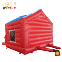 WINSUN Château Gonflable Pirate Personnalisé en PVC Ignifuge et Imperméable pour Enfants, Combo Trampoline d'Extérieur pour Amusement
