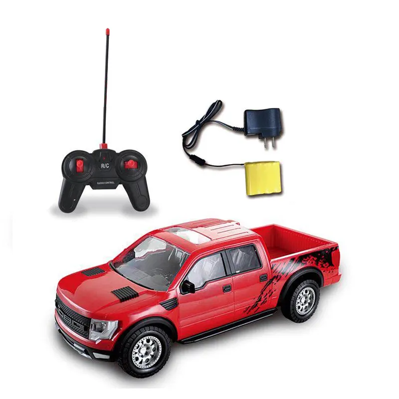 Camioneta de juguete con control remoto para niños, 4 canales, escala 1:14, coche r c