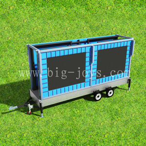 <span class=keywords><strong>Trampoline</strong></span> portable 4 en 1 avec remorque, jeux de plein air pour enfants, en vente - Product Image 6