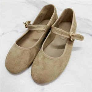 Zapatos planos Mary Jane Retro franceses para <span class=keywords><strong>mujer</strong></span>, suela blanda de corte bajo con una correa, zapatos de talla grande, gran oferta transfronteriza - Product Image 2