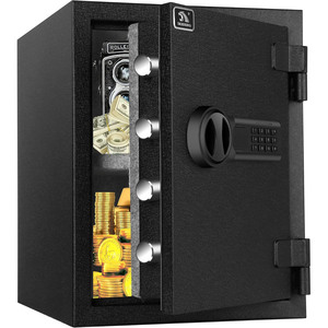 <span class=keywords><strong>TIGERKING</strong></span> Coffre-fort domestique ignifuge de 1,24 pi³, coffre-fort en acier avec serrure numérique pour la maison et le bureau - Product Image 1