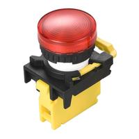 Lampe indicatrice LED multicolore en plastique 220Vac 24Vdc 22mm 25mm CRI 50 Durée de vie 10000h Base Ba9S 50 Lumens