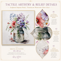 Personnalisé Luxe Moderne Élégant Réaliste Nature Morte Fleur avec Vase Peinture À La Main pour La Maison Hôtel Mur Art Décor