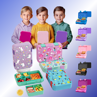 Boîte à lunch en PP sans BPA, étanche, compatible micro-ondes, boîte à lunch bento, logo personnalisé OEM