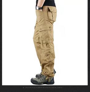 <span class=keywords><strong>Pantalon</strong></span> cargo de travail pour homme BAWANGCHENG 2026, imperméable, en coton, à devant plat, 8 poches, grande taille, <span class=keywords><strong>pantalon</strong></span> de jogging décontracté pour la <span class=keywords><strong>randonnée</strong></span> en plein air - Product Image 5