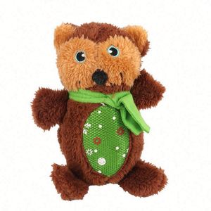BEEJAY sevimli uzak noel noel baba zencefil adam elk modellings gıcırtılı çiğnemek peluş köpek oyuncaklar yavru için - Product Image 5