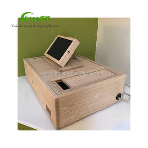 Supports de tablette personnalisés avec cadre en bois avec affichage interactif pour un usage commercial - Product Image 3