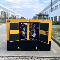 Precio de Fábrica de Generadores Diésel de 20kva 25kva 30kva 40kva 50kva 75kva 100kva 150kva 200kva, Grupo Electrógeno Trifásico con Motor EPA Perkins