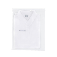 Usine Offre Spéciale Vêtements Zipper Sac De Rangement Refermables Personnalisé Logo Dégradable Vêtement sac glaçage