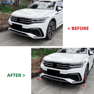 Divisor de Labios para Parachoques Delantero AMP-Z <span class=keywords><strong>Tiguan</strong></span> MK2.5, Precio de Fábrica al por Mayor, para VW Volkswagen <span class=keywords><strong>Tiguan</strong></span> MK2.5 <span class=keywords><strong>Rline</strong></span> 2021-2023 - Product Image 2
