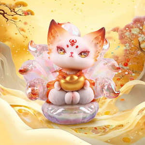 Yu Mo Nine Tailed Fox Fairy Legend 2ème Génération Boîte Mystère Figurines en Résine Jouet de Collection Ornement de Bureau Cadeau - Product Image 3