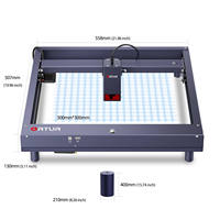 Graveur/découpeur laser à diode Ortur H10 10W - Sur table, refroidissement par air, double tête pour bois/métal/cuir/acrylique/verre - Facile à utiliser