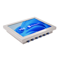 Tablette tactile étanche IP67 de 15 pouces en acier inoxydable pour usage marin, idéale pour bateaux