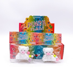 ของเล่นบีบสควิชชี่รูปหมีน้อยน่ารักแบบใหม่ขายส่ง OEM สำหรับเด็กและผู้ใหญ่ ของเล่นโมจิเนื้อนุ่มมันวาว บรรเทาความเครียด ของเล่นแปลกใหม่ - Product Image 1