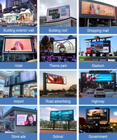 Pantalla LED Gigante para Exteriores a Todo Color P2.5/P3/P4/P5/P6/P8/P10, Instalación Fija, Panel de Video Wall Publicitario, Señalización Digital
