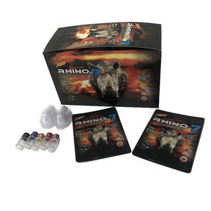 <span class=keywords><strong>Rhino</strong></span> 69 7 Pillenverpackung, 3D-Effekt Blisterkarte mit Plastikabdeckung, Großhandel für Potenzmittel - Product Image 3