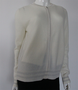 <span class=keywords><strong>Cardigan</strong></span> 100% in Cashmere lavorato a maglia <span class=keywords><strong>con</strong></span> Zip da <span class=keywords><strong>donna</strong></span> <span class=keywords><strong>con</strong></span> motivo a righe stile Casual antirughe traspirante alla moda invernale - Product Image 3