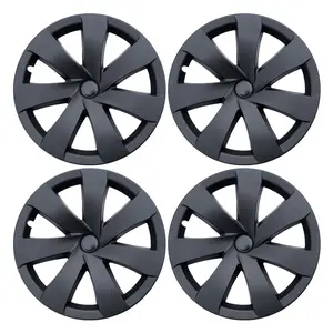 Car Wheel Covers Rim Wheel Cover ABS Material Matte Black/bright Black For Tesla Model Y