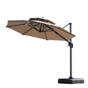 Payung Patio Besar untuk Luar Ruangan dengan Tiang Samping, Alas Air, Gaya Payung Romawi dari Aluminium untuk Taman Restoran - Product Image 5