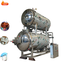 Autoclave Comercial Automática para Alimentos, Máquina de Retorta de Alta Temperatura y Alta Presión para Esterilizar Productos Enlatados, Embotellados y en Bolsas