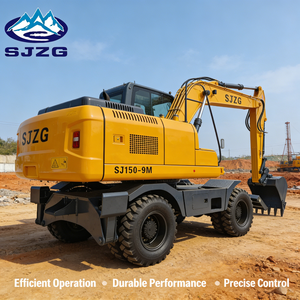 Excavadora de Ruedas Productiva de 15 Toneladas con Alta Capacidad de Cucharón, Tiempos de Ciclo Rápidos, Gran Potencia de Excavación, Motor y Bomba de Calidad Duradera - Product Image 2