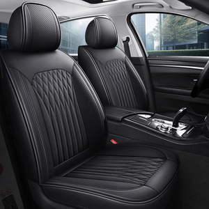 Housses de siège de voiture universelles en cuir bleu de qualité supérieure, ensemble complet avec appui-tête et soutien lombaire, vente directe usine LC - Product Image 3